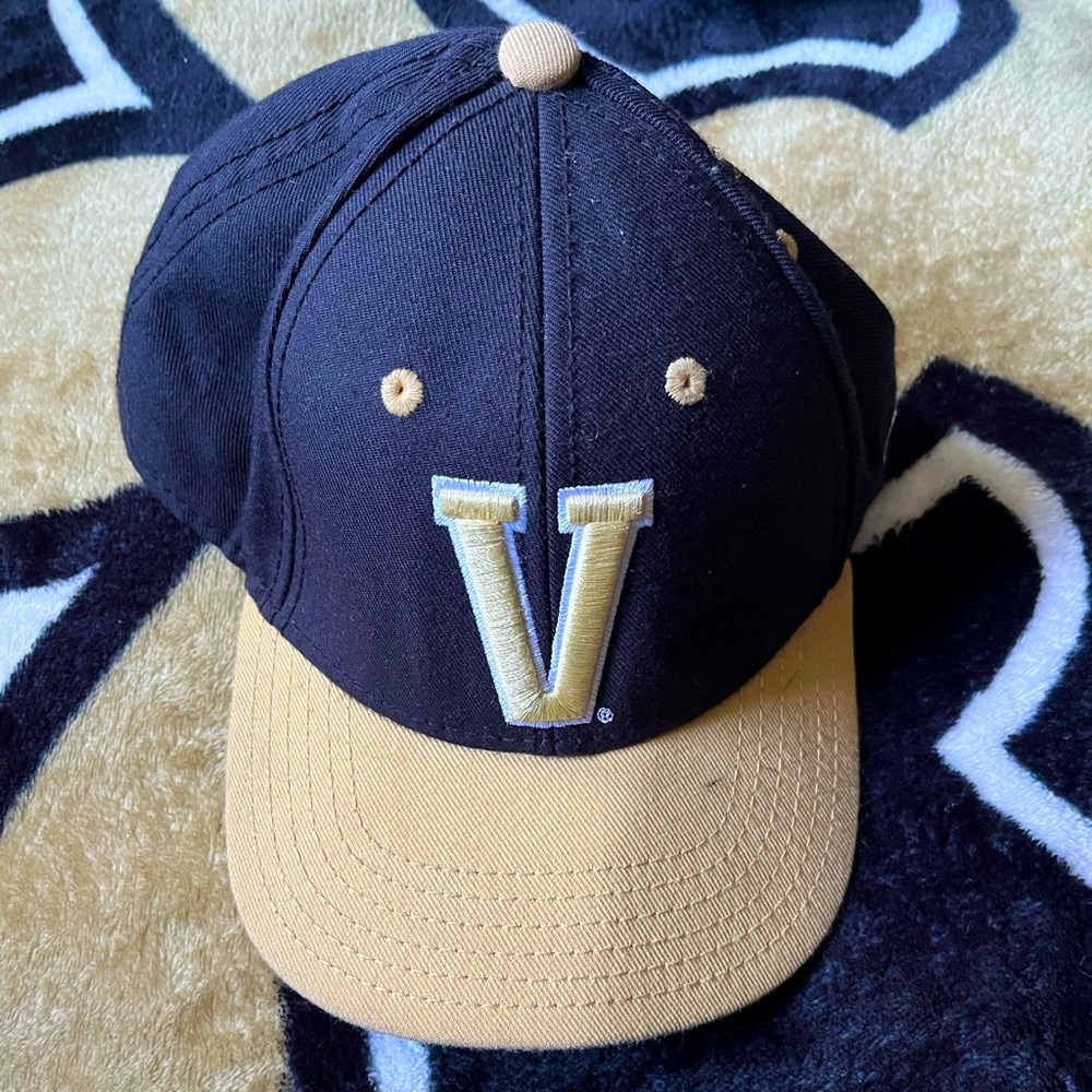 Vanderbilt baseball Hat 6 3/4 Gold Vapor VandyBoys Commodores VANDY Cap